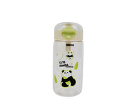 450ml Cute Panda Plastic Water Bottle with Snap Lid 5