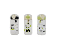 450ml Cute Panda Plastic Water Bottle with Snap Lid 6
