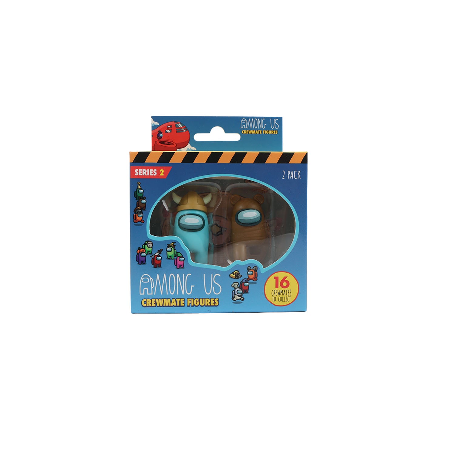 AMONG US COLLECTION CREWMATE FIGURES TWO PACK WINDOW BOX