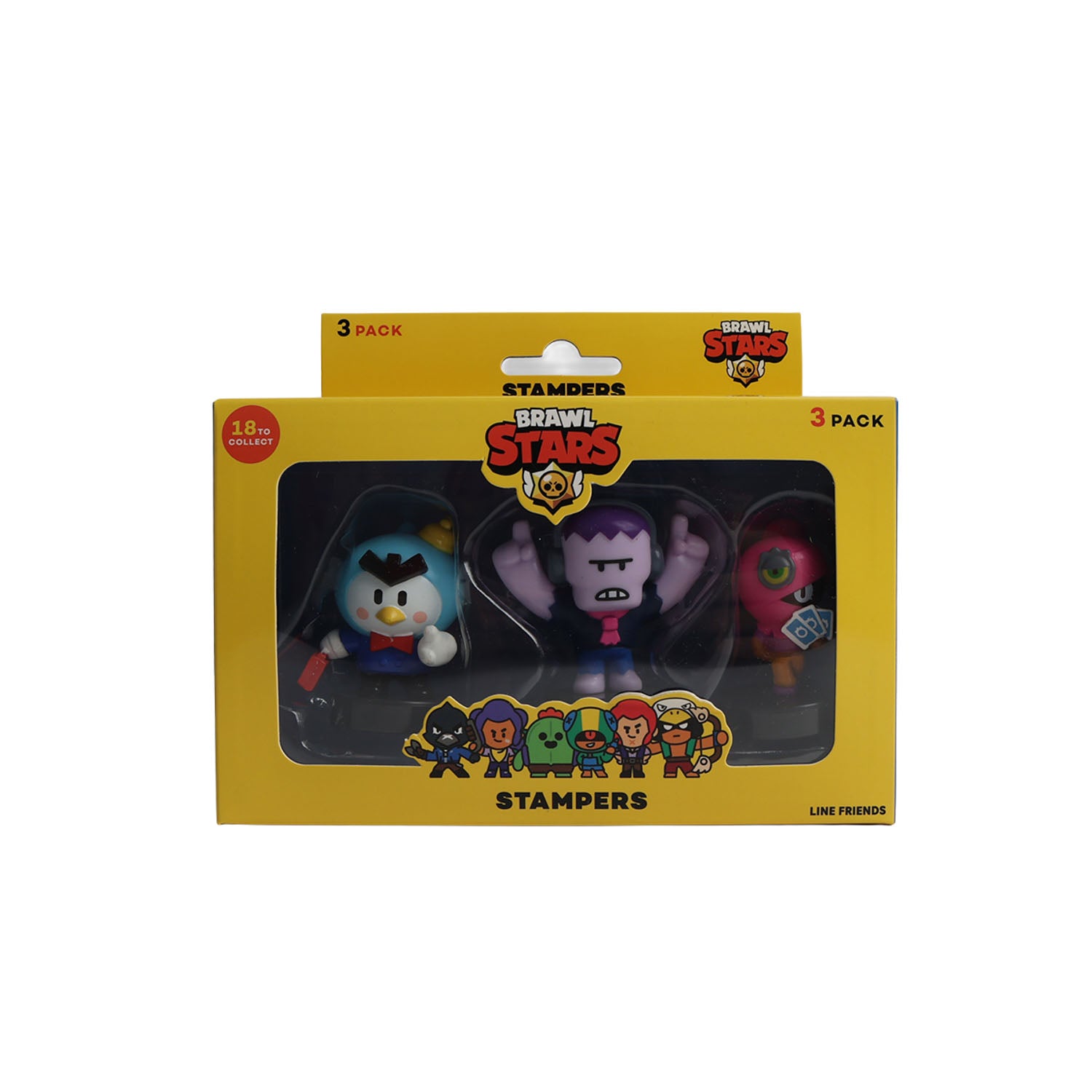 Brawl Stars stampers 3 pack Window Box (S1)