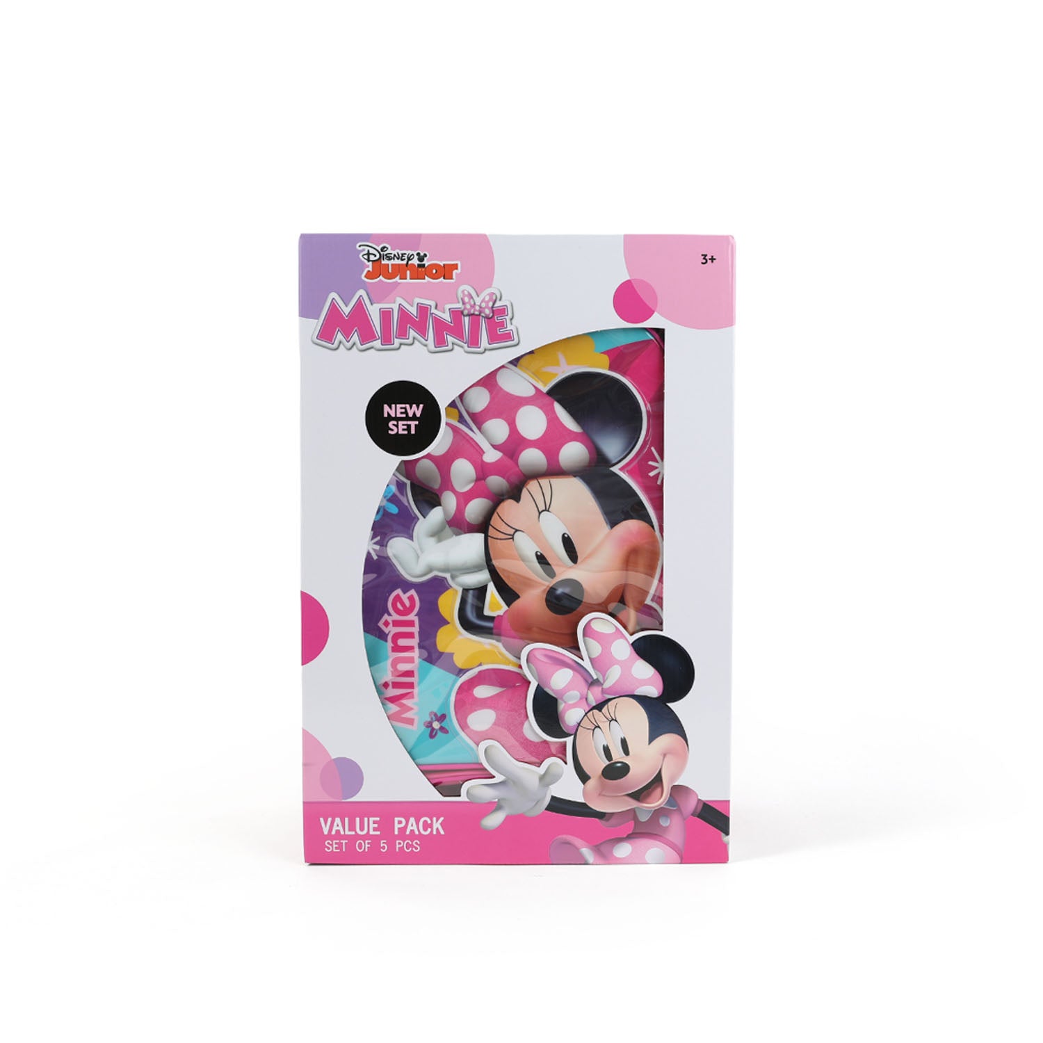 1- Disney Minnie Mouse 5-Piece School Set