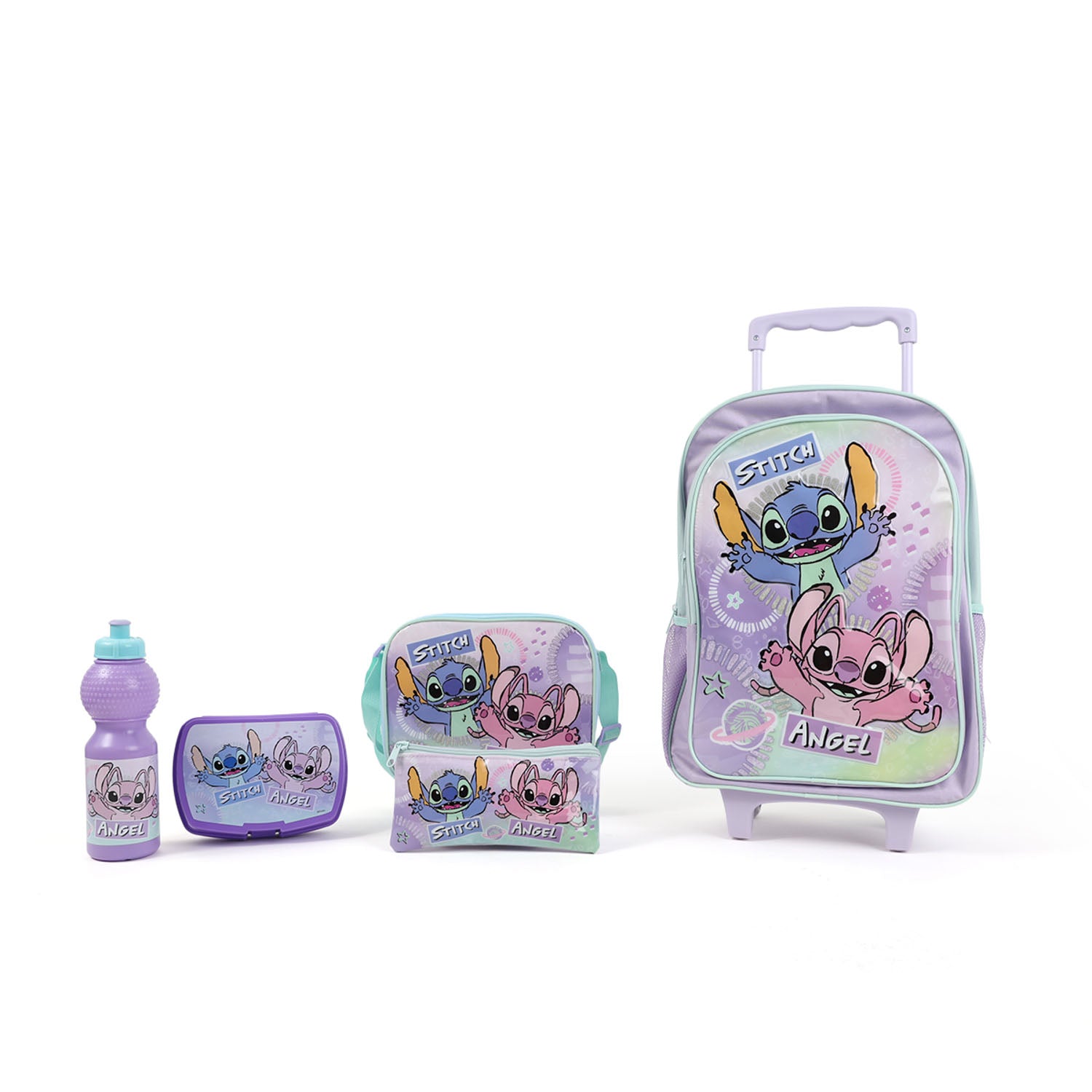 4- Disney Lilo & Stitch 5-Piece School Set 