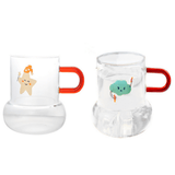 580ml Cute Glass Mugs - MIDI