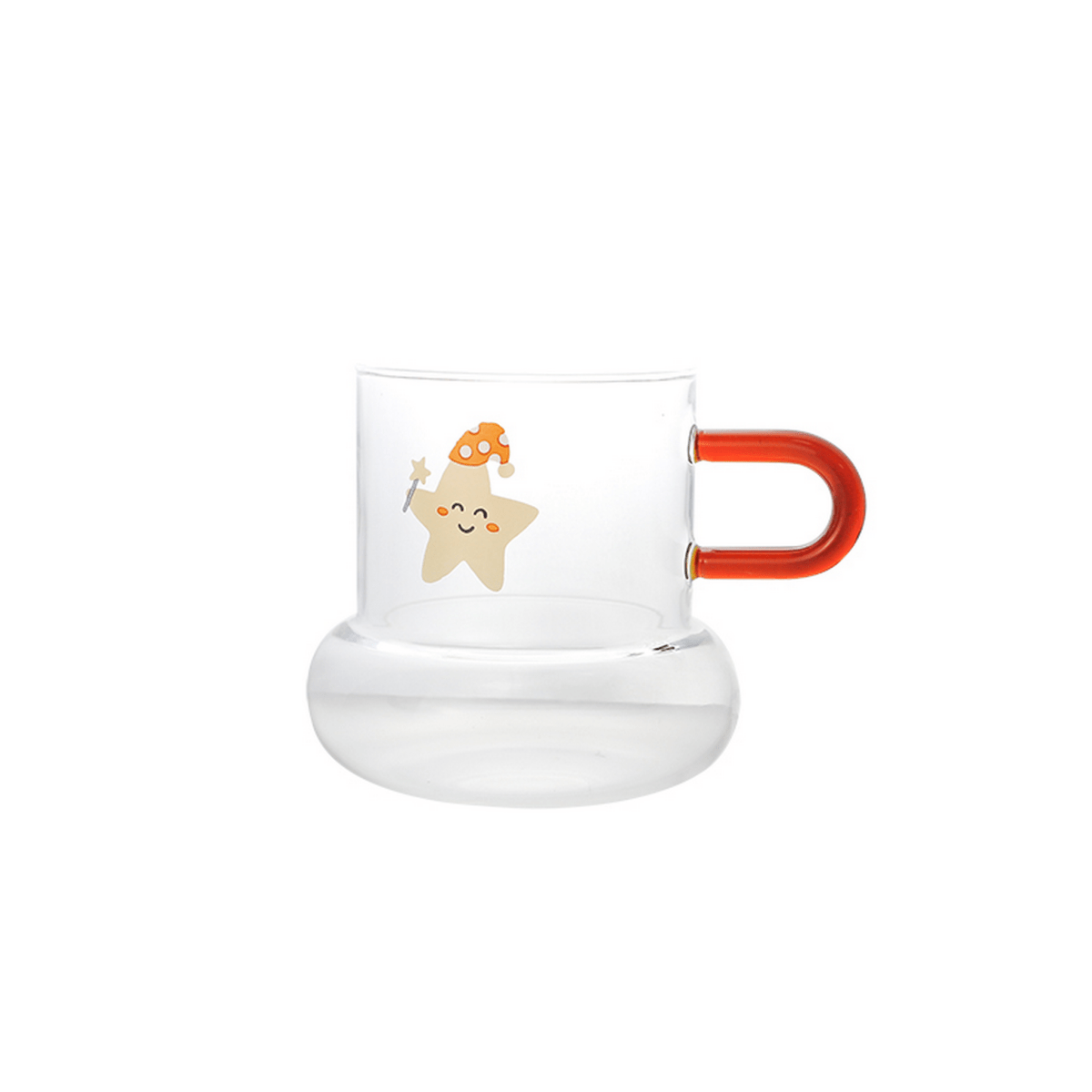 580ml Cute Glass Mugs - MIDI