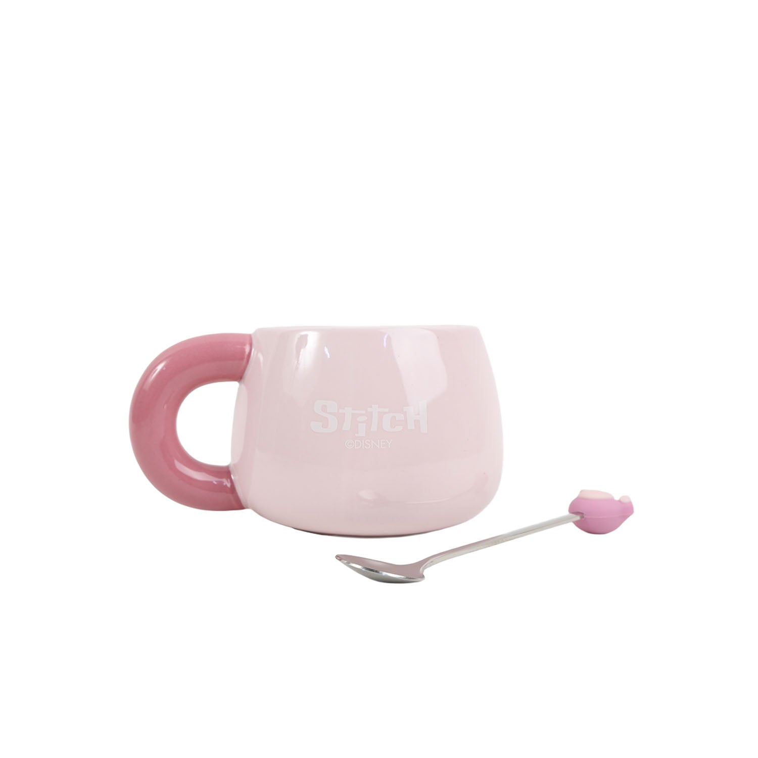 Stitch Big Belly Cup Powder,Gift box with spoon