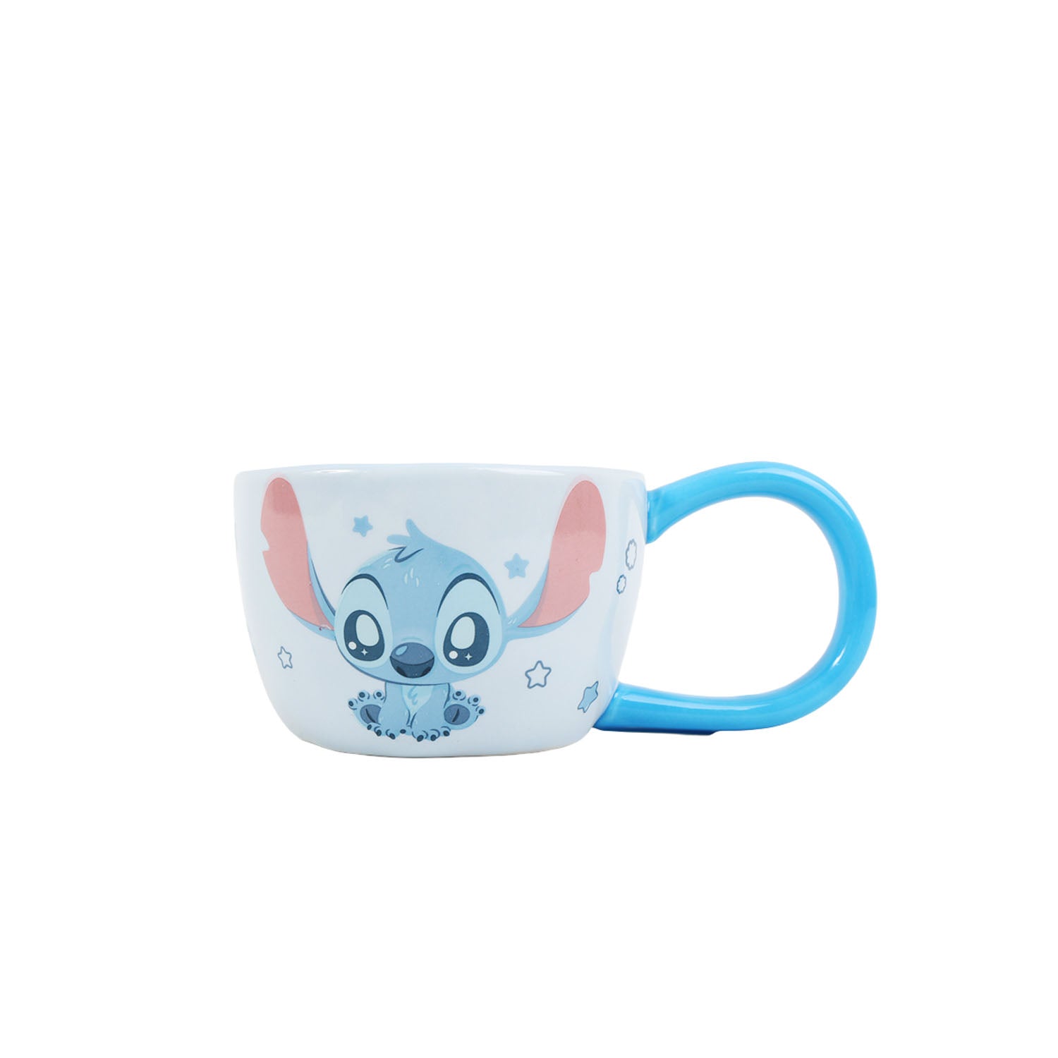 Stitch long-handled coffee cupSize：10*16.5*7cm