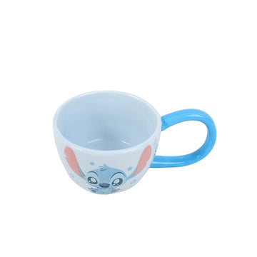 Stitch long-handled coffee cupSize：10*16.5*7cm