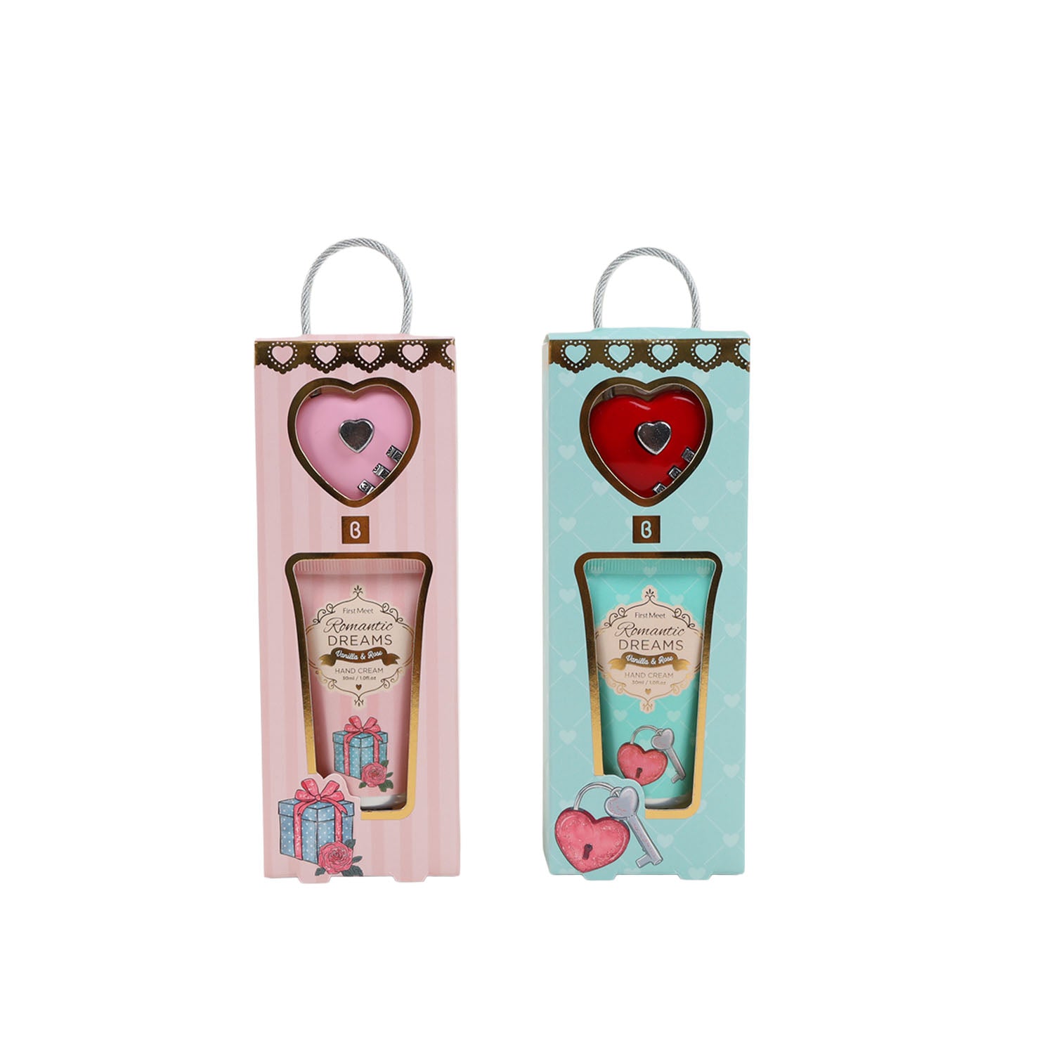 Paper box30ml hand cream in aluminum