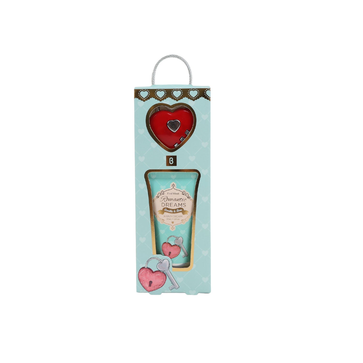 Paper box30ml hand cream in aluminum