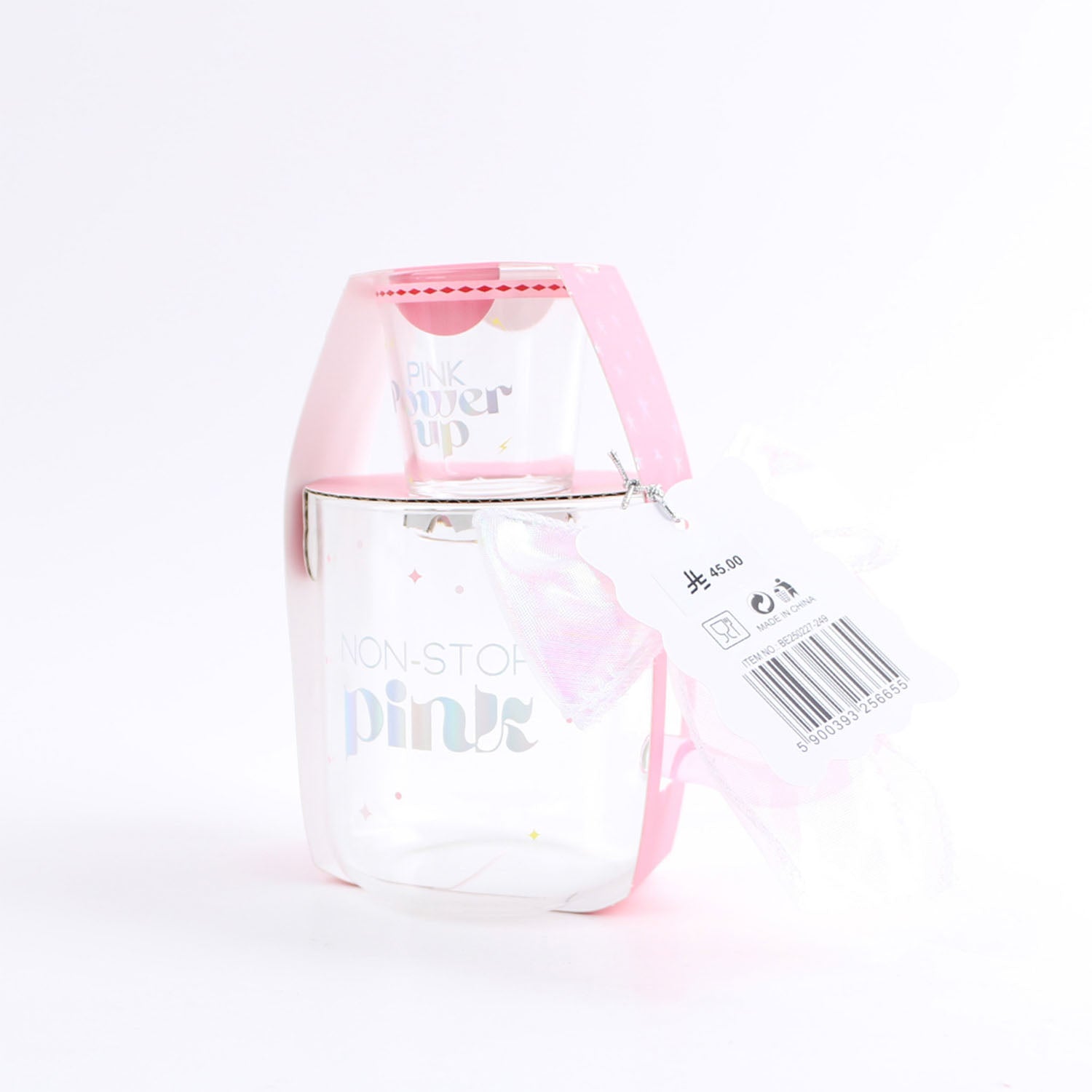 glass coffee mug,1pc shot glass ribbon bow