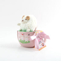 set contains:-1pc ceramic mug,- 1pc lamb plush