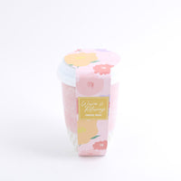 1pc travel mug with lid-printed card wrap