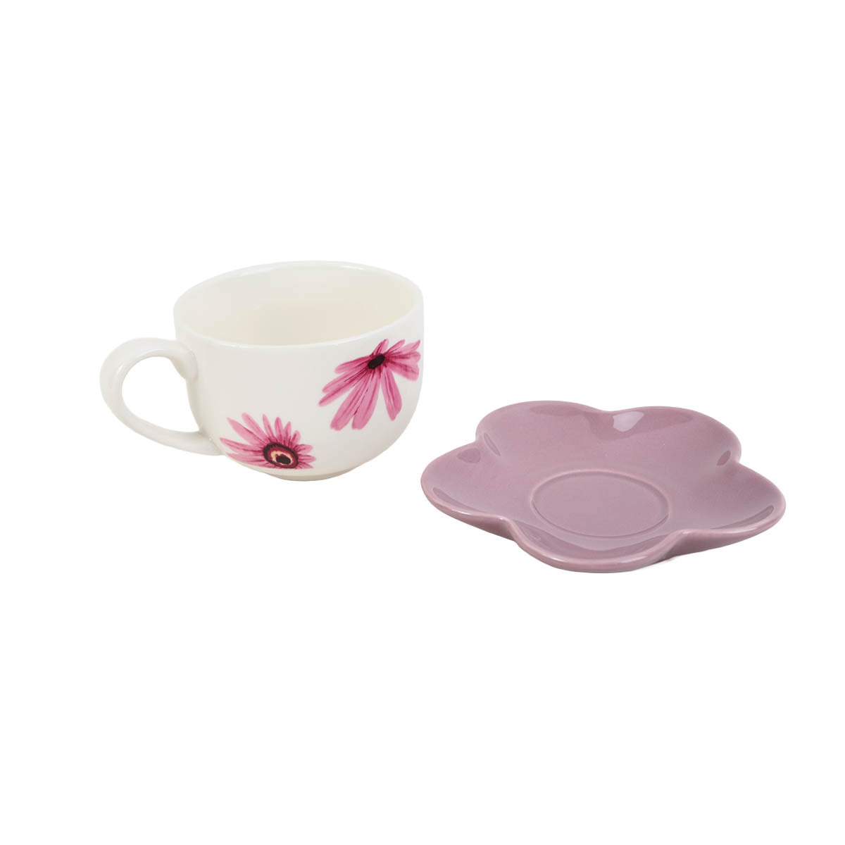 SUMMER FLOWER MUG& SAUCER
