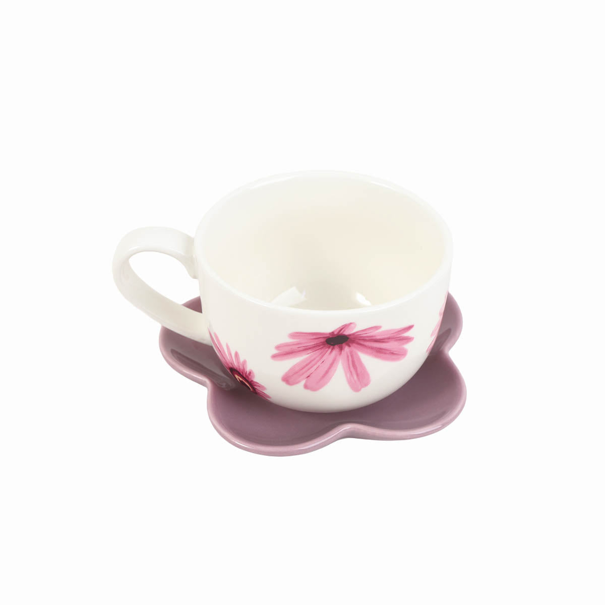 SUMMER FLOWER MUG& SAUCER