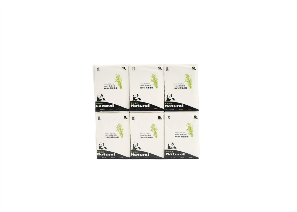 6 Packs Natural Soft Tissues - MIDI