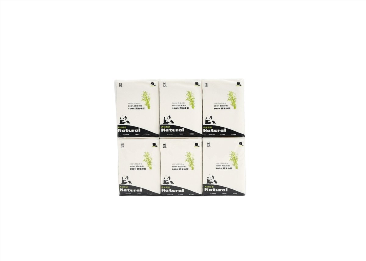 6 Packs Natural Soft Tissues - MIDI