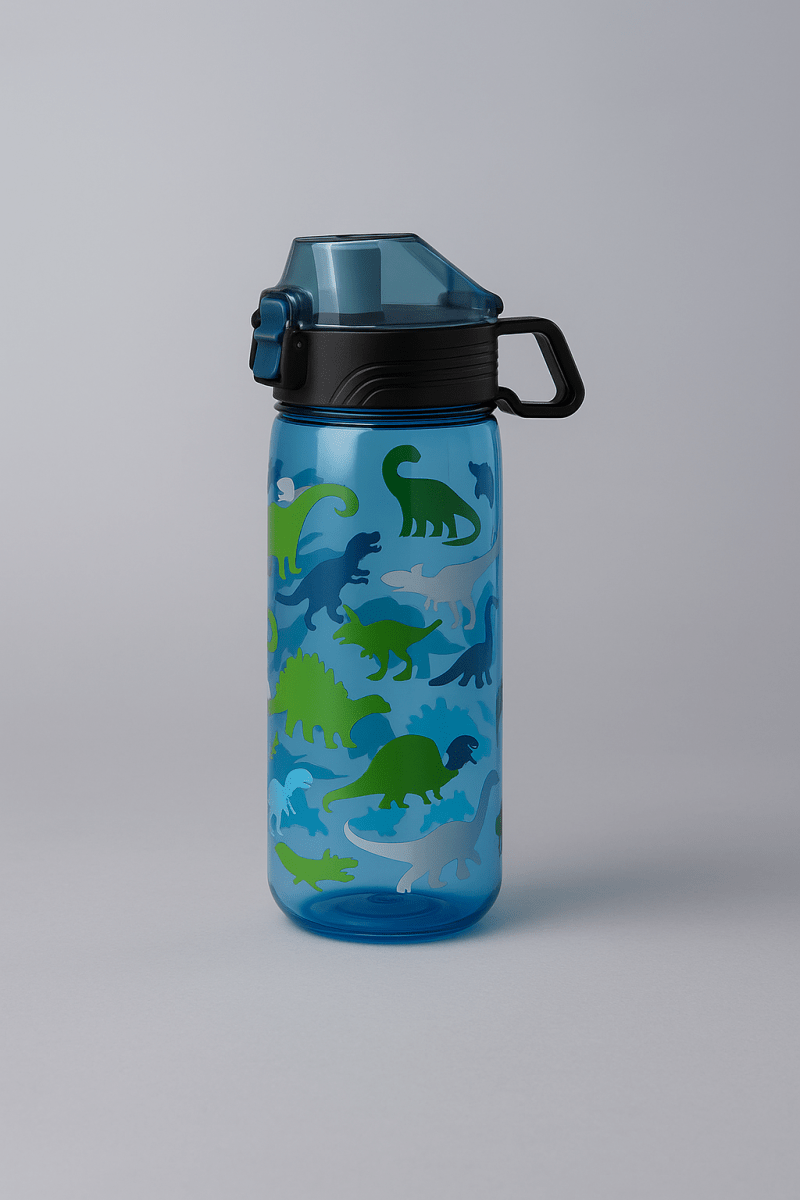 600ml Dinosaur Series Plastic Sports Water Bottle for Kids 1