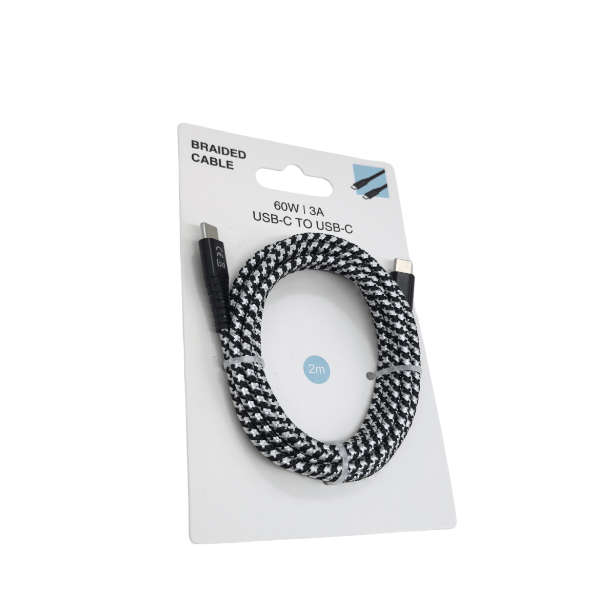 60W Braided USB - C Cable - 2m - MIDI