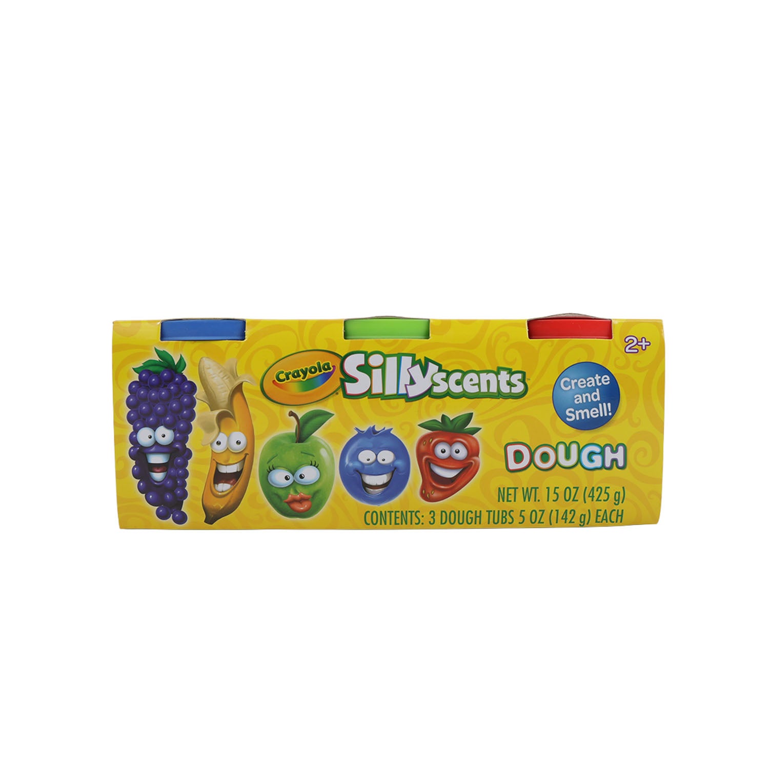 CRAYOLA SILLY SCENTS 3 X 5 OZ SCENT DOUGH COOR BOX