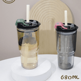 680ml Large Water Cup with Straw - MIDI