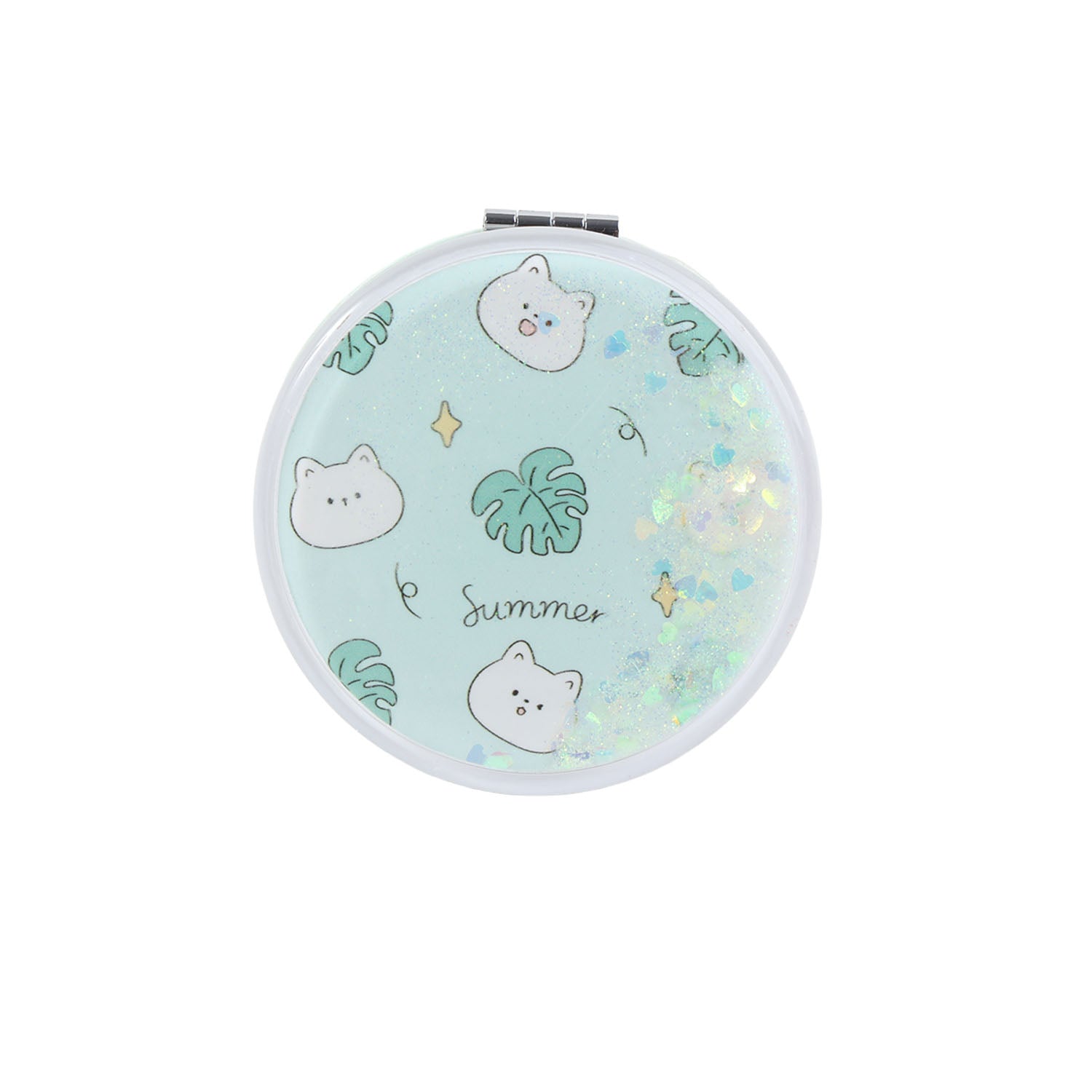 MK QUICKSAND ROUND MIRROR/CUTE CAT SUMMER SERIES
