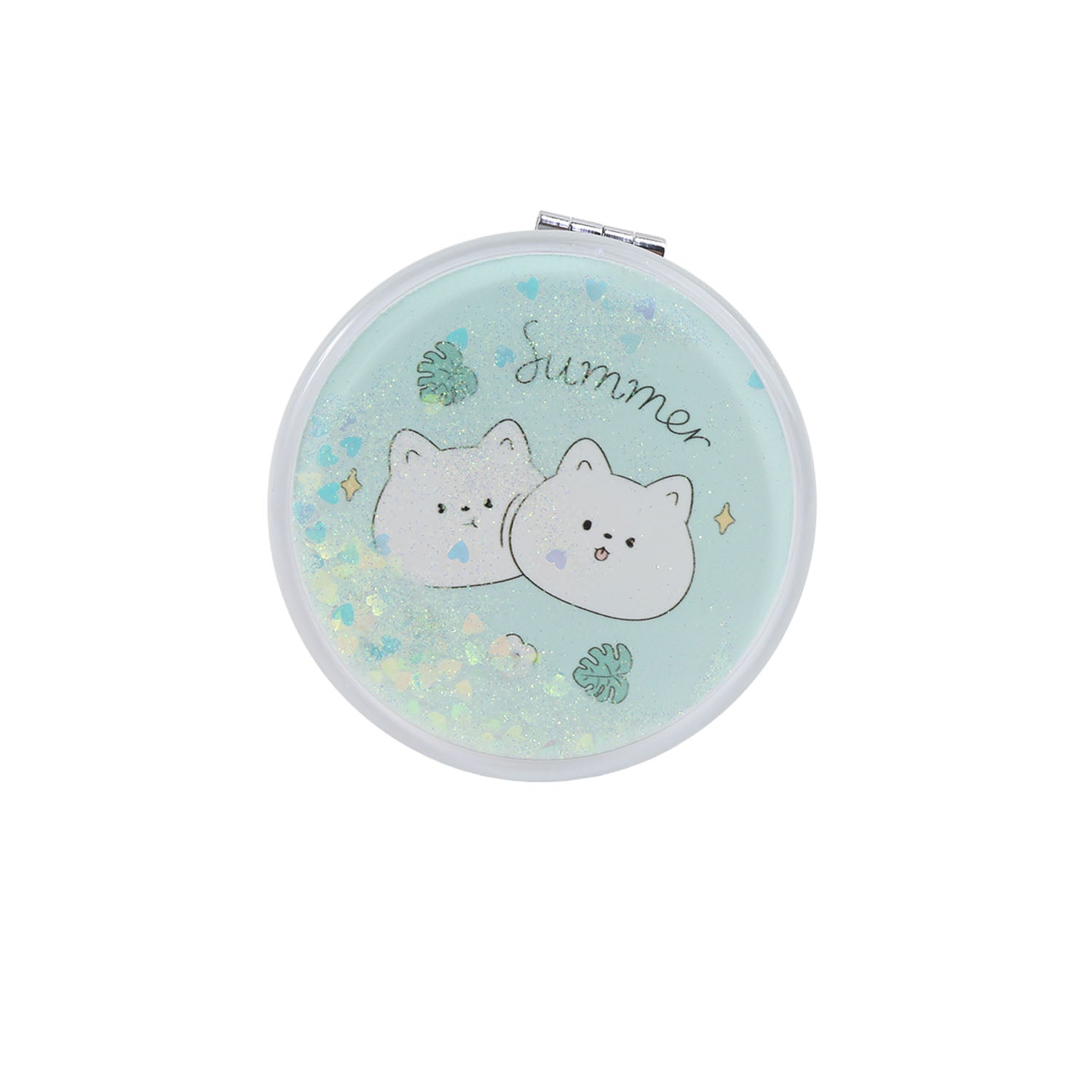 MK QUICKSAND ROUND MIRROR/CUTE CAT SUMMER SERIES