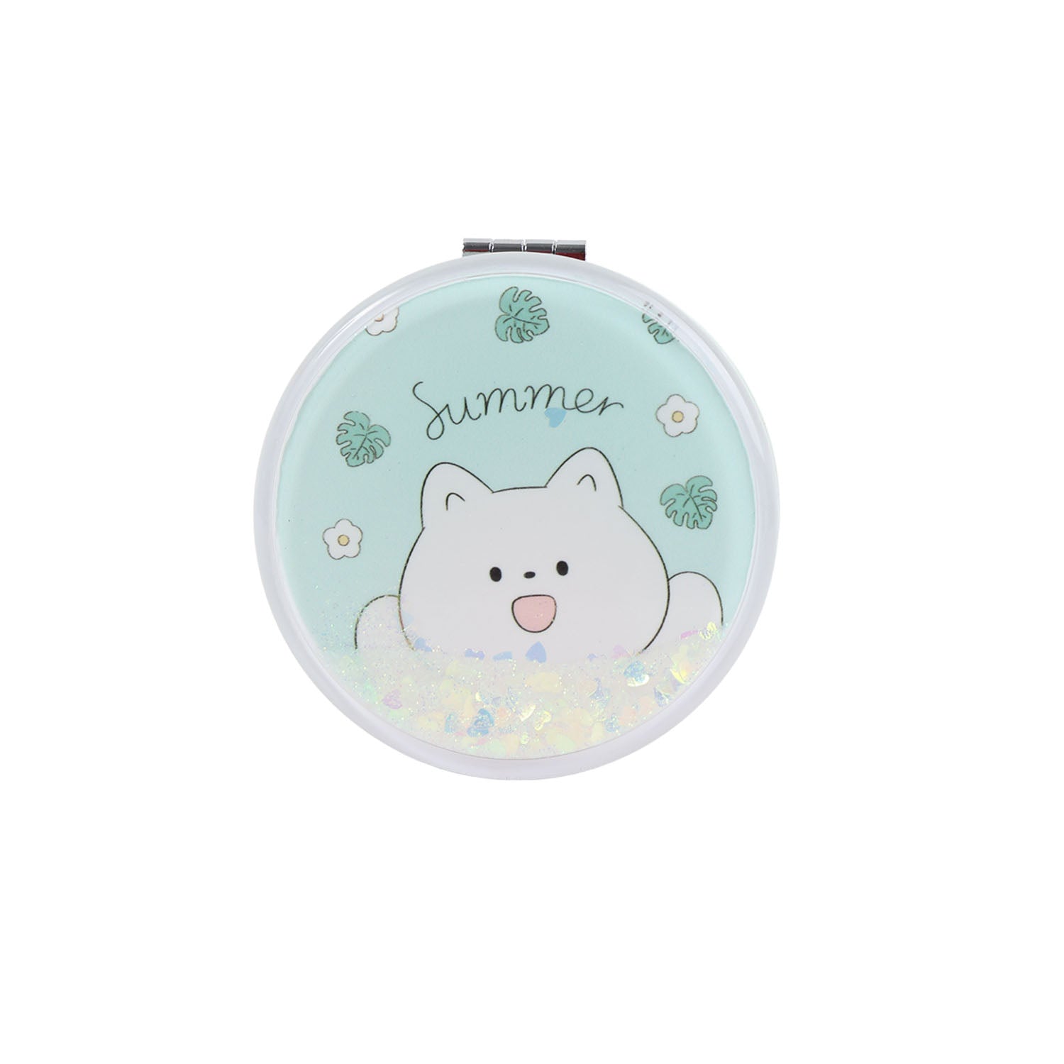 MK QUICKSAND ROUND MIRROR/CUTE CAT SUMMER SERIES