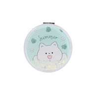 MK QUICKSAND ROUND MIRROR/CUTE CAT SUMMER SERIES