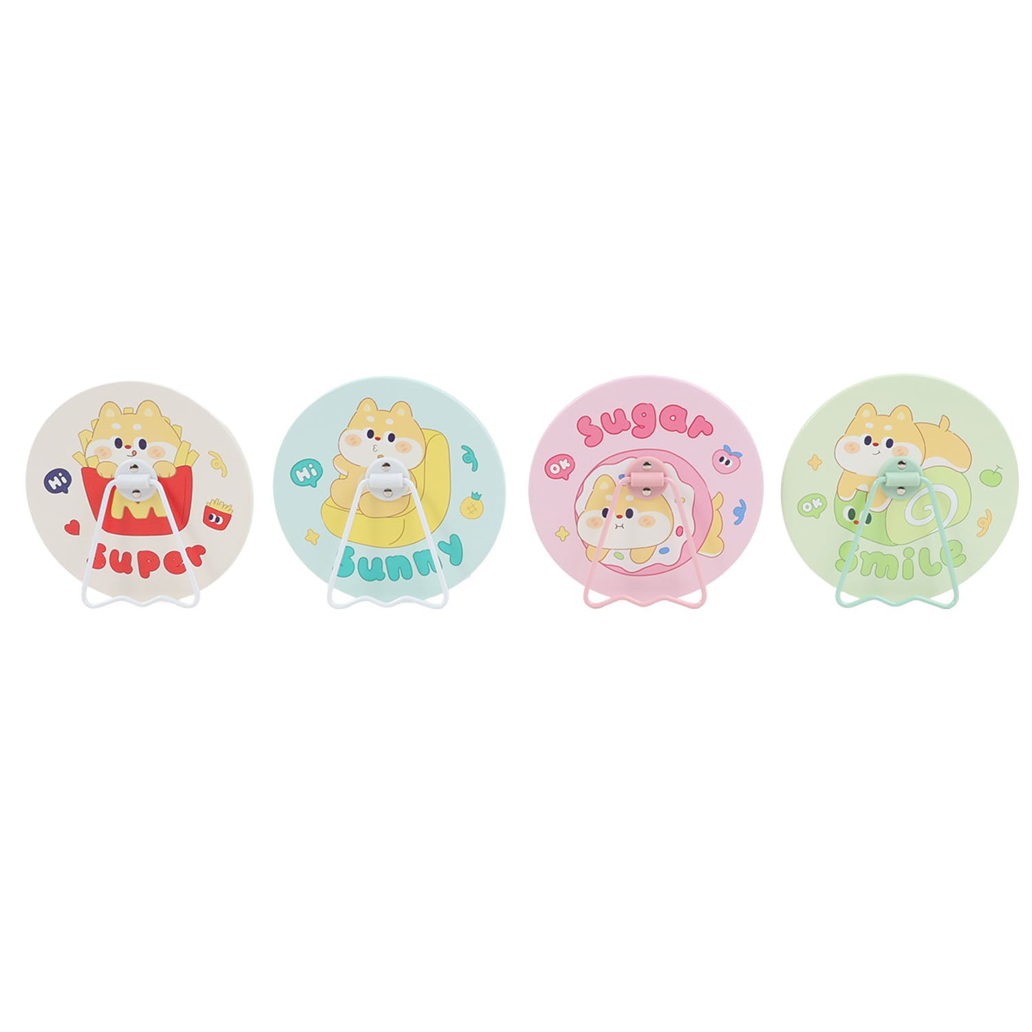 MK ROUND BRACKET MIRROR/HAPPY DOG SERIES