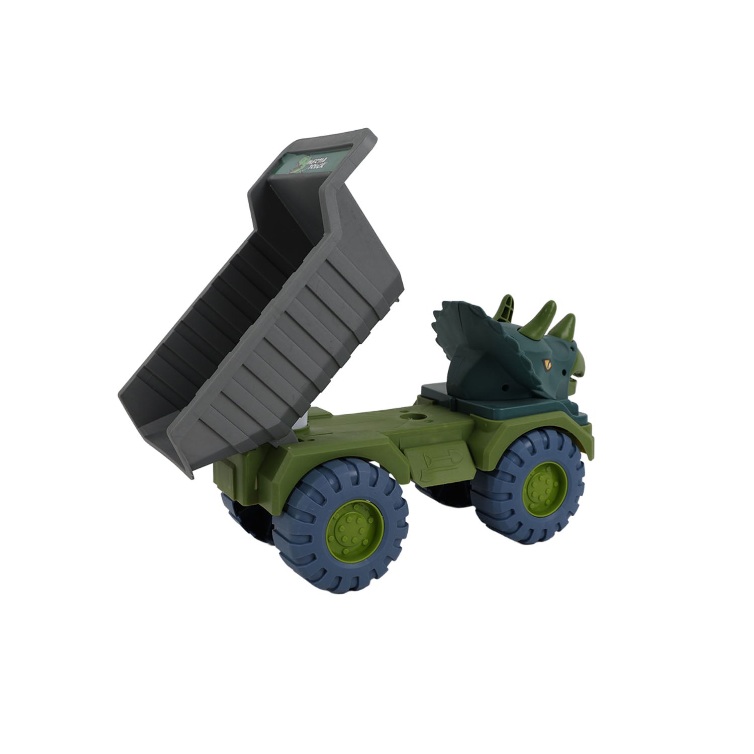 Beach Dinosaur Car 6pcs (2 hybrid, sliding)