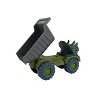 Beach Dinosaur Car 6pcs (2 hybrid, sliding)