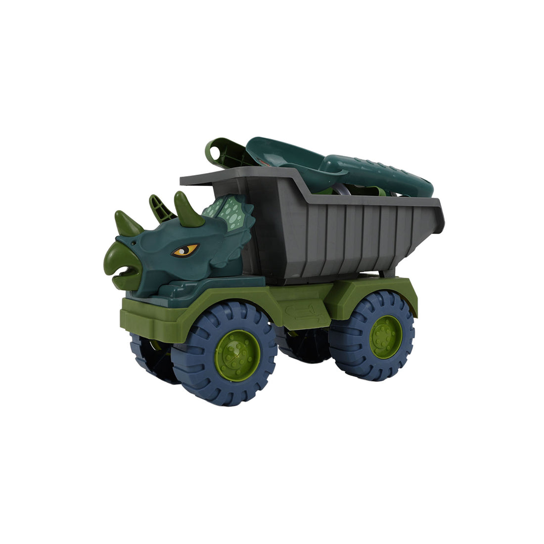 Beach Dinosaur Car 6pcs (2 hybrid, sliding)