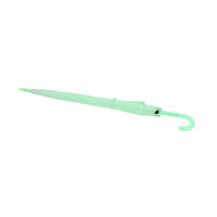 Light green long-handle umbrella handle with J-shaped hook