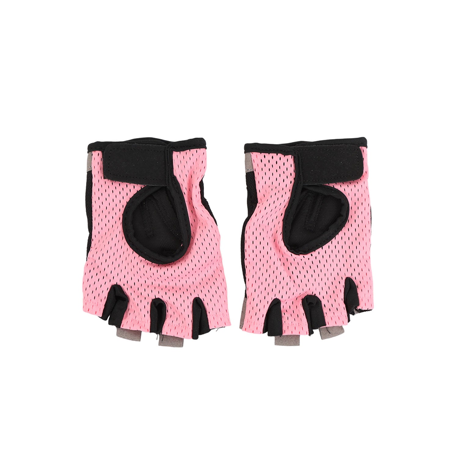 Pink Half-Finger Sports Support Gloves 3