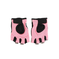 Pink Half-Finger Sports Support Gloves 3