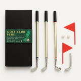 Elegant Golf Club Pens - Set of 3