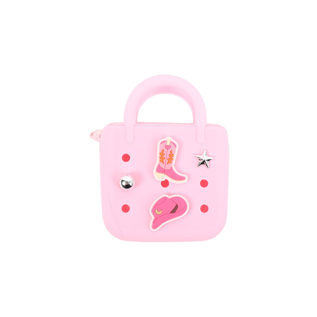 Mini Handbag&Charmas Set- Mini-Handbag: Silicone