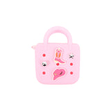 Mini Handbag&Charmas Set- Mini-Handbag: Silicone