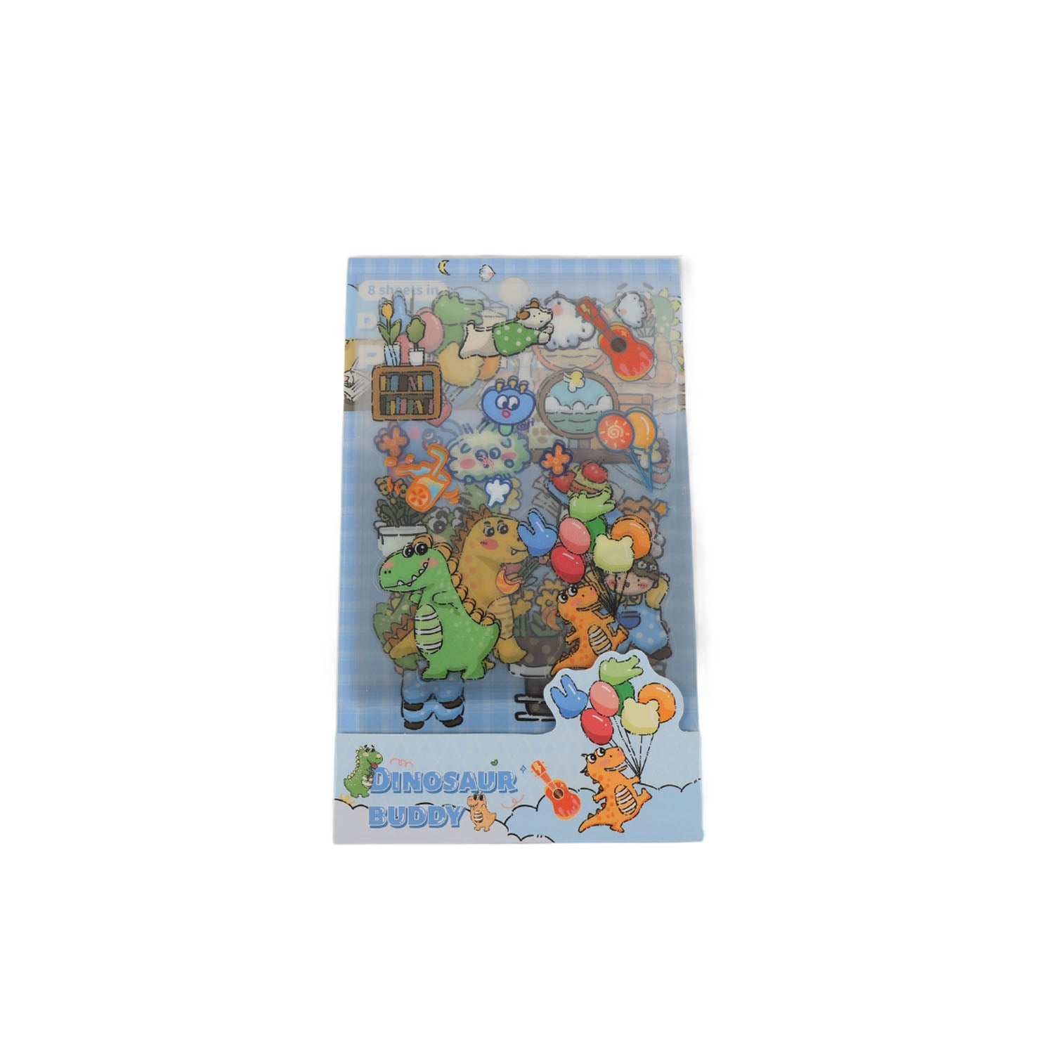 Dinosaur Paradise Stickers - 8 Sheets