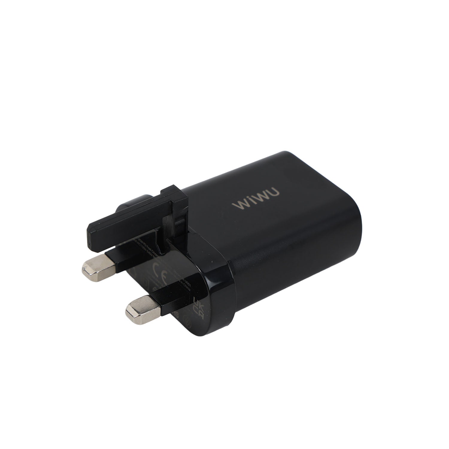 شاحن WiWU Wi-U001 سريع تايب سي UK بقوة 20 واط PD - أسود