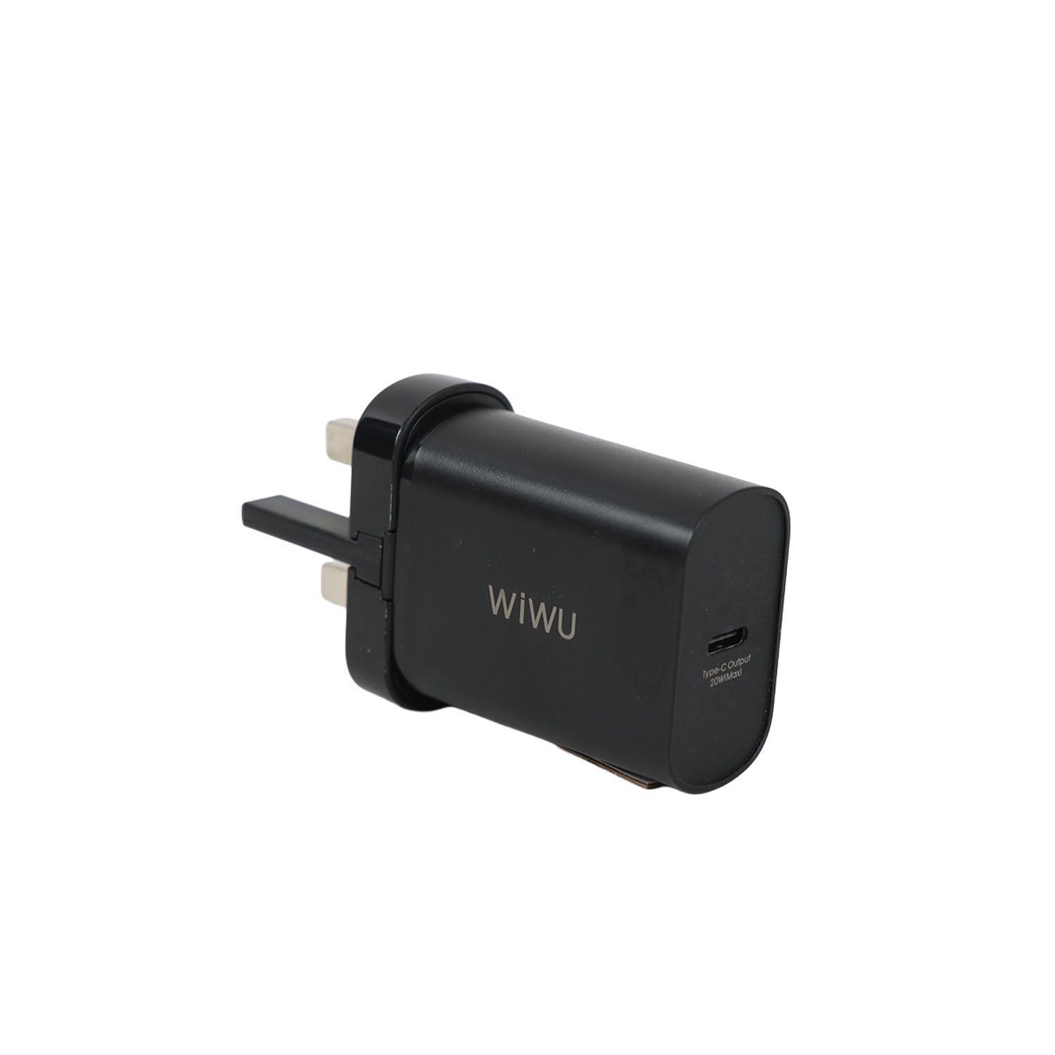 شاحن WiWU Wi-U001 سريع تايب سي UK بقوة 20 واط PD - أسود