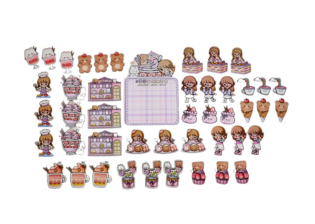 Yuki Sweet Limited series sticker pack/Mixed