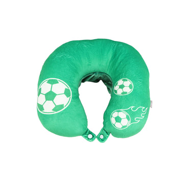 وسادة على شكل حرف U-Happy Football Series Hooded U-Shaped Pillow