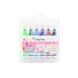 قلم ألوان مائية-12 Colors Cartoon Stamp Watercolor Pen\Mixed