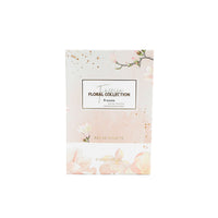 Freesia floral perfume box, 30 ml, with floral artwork and label