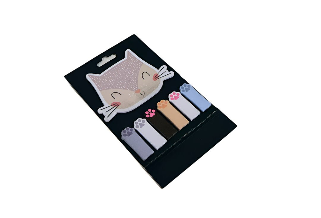 Cute cat paw sticky note