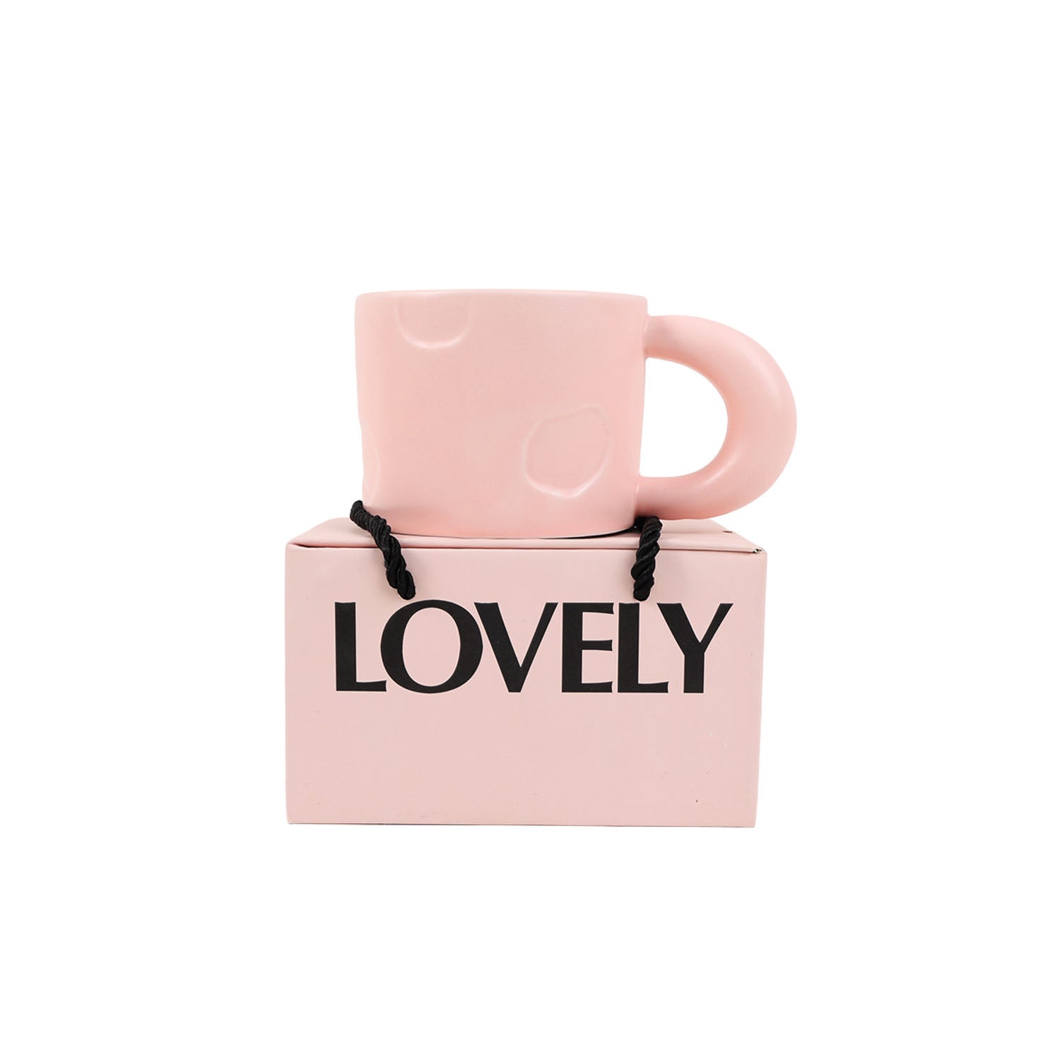 Fresh Macaron Ceramic Mug gift box/pink