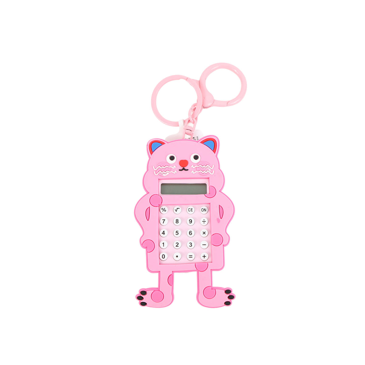 Glasses Cowboy dog maze calculator keychain/Mixed