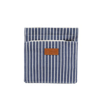 Vertical striped neutral bento bag/mixed
