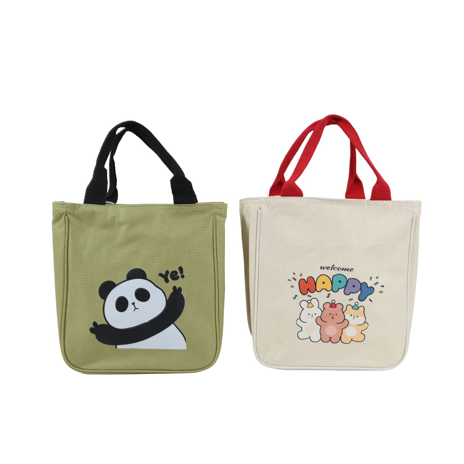 Large capacity cartoon  bento bag/mixed
